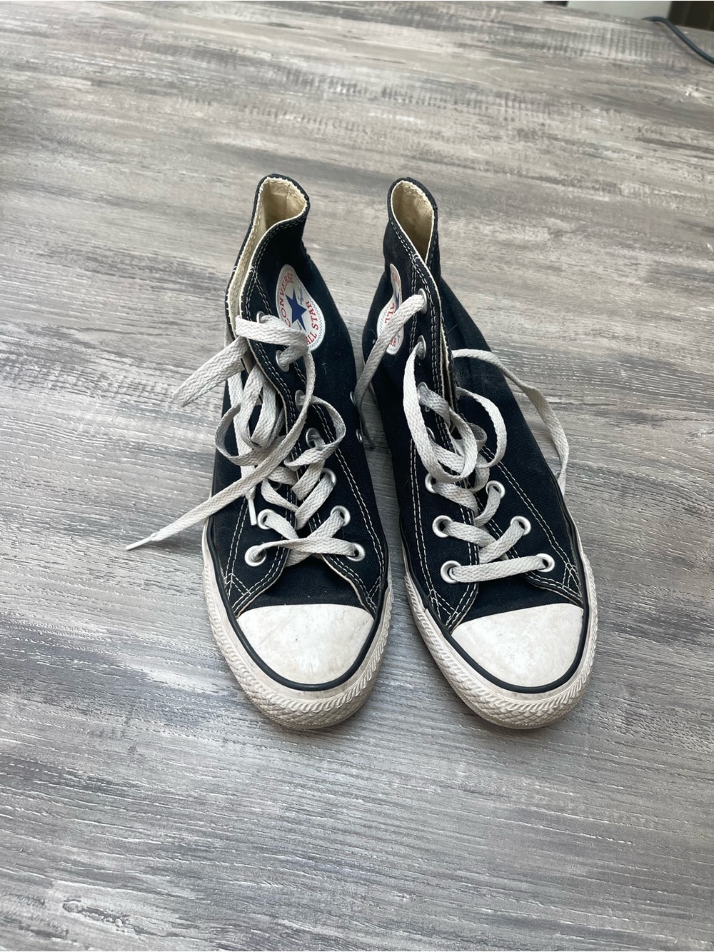 Converse Black & White High-Top Classic Sneakers